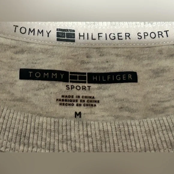 Tommy Hilfiger Sport Women’s Gray Logo Sweatshirt - Size Medium - Picture 4 of 4